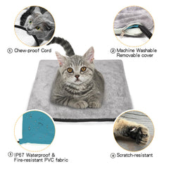 HXPLN removable heating pad for easy cleaning and seasonal use.