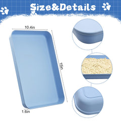 HFYZZ low-entry litter box design supports easy access for kittens and small pets.