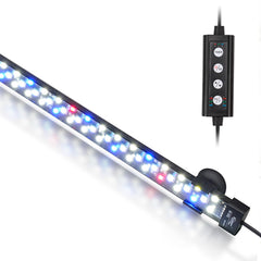 Hygger 24/7 mode submersible light unboxed, ready to install beside your aquarium.