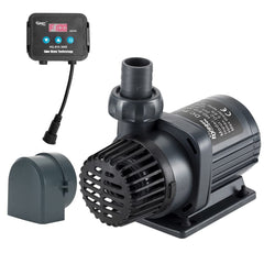 Hygger 24V DC water pump with LCD display controller showing adjustable speed for precision control