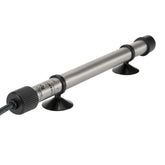 Hygger 802 heater rod titanium close-up shows durable, shatterproof heating element for tanks.