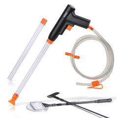 Hygger Aquarium Gravel Cleaner Kit net for catching debris during cleaning