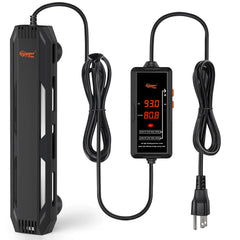 Hygger aquarium heater in-tank provides stable warmth for tropical fish.