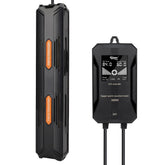 Hygger aquarium heater with external digital controller showing precise temperature control for aquariums.
