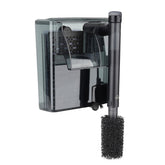 hygger aquarium HOB filter 105 gph setup with external hang-on design saves tank space and simplifies maintenance