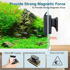 Hygger Detachable scraper blades for quick algae removal