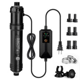 hygger aquarium u-v light timer package demonstrates kit ready to improve water clarity