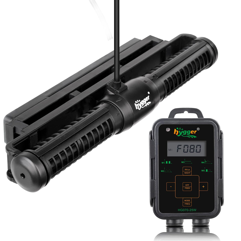Hygger aquarium wave maker with LED controller enables precise flow customization for healthier tanks.