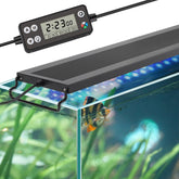 hygger Auto On Off LED Aquarium Light with LCD monitor enables precise scheduling for plant-friendly cycles.
