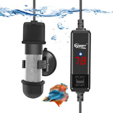 hygger betta heater 10w in-tank view shows compact warmth for nano tanks