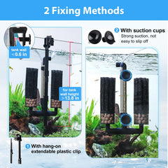 Hygger media replacement with bioceramic balls and sponges for maintenance