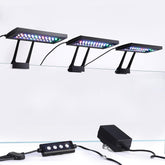 Hygger clip-on aquarium light bracket enables quick, secure mounting on small to medium tanks.