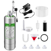 Hygger CO2 Pro5L bottle shows durable SUS304 construction for reliable CO2 supply.