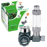 Hygger CO2 regulator side outlet aquarium enables stable injection and leak prevention.