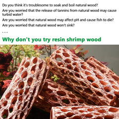 Hygger CO2 resin cholla wood terrarium decor brings natural style to terrariums.