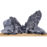 Hygger CO2 Seiryu rock closeup highlighting textured gullies for natural aquascaping.