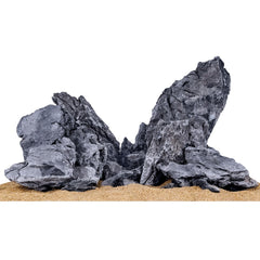 Hygger CO2 Seiryu rock with driftwood creates ancient-looking landscape.