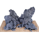 Hygger CO2 Seiryu rock natural textures illustrate authentic aquarium hardscape potential.