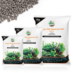 Hygger CO2 Shrimp Substrate bag ready for use supports breeding and plant growth.