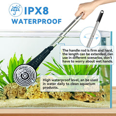 Hygger adjustable-handle at three-length settings for fit.
