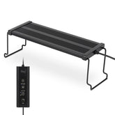 hygger New Mode timer LED aquarium light front view showing full-spectrum lighting for plants