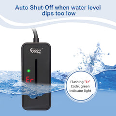 Hygger heater adjustable temperature dial with memory function for steady settings