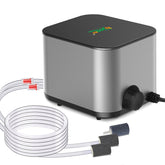 hygger ultra quiet air pump front view delivers steady airflow for tanks up to 300 gallons