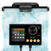 Hygger wave maker control panel shows adjustable modes and indicators.