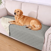 Hyha waterproof dog bed blanket front view with triple protection against spills