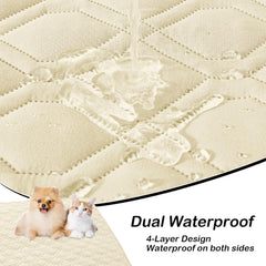 hyha reversible blanket with beige fronts and backs to match any decor