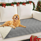 hyha waterproof dog blanket 30x70 grey protects your sofa from spills and accidents.