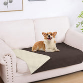 hyha waterproof dog blanket closeup highlights microfiber fabric and waterproof coating for sofa protection