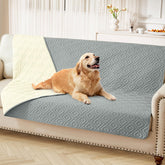 Hyha Waterproof Dog Blanket front view shows soft texture and triple waterproof protection for furniture.