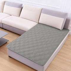 hyha waterproof dog blanket in grey protects furniture from spills while pets lounge comfortably
