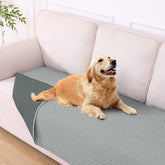 hyha waterproof dog blanket grey on sofa protects furniture from spills and pet hair