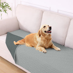 hyha waterproof dog blanket grey on sofa protects furniture from spills and pet hair