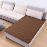 hyha waterproof dog blanket on sofa in brown for furniture protection