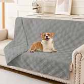 hyha waterproof dog blanket on sofa shields furniture from spills and fur