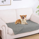 Hyha waterproof dog blanket on a sofa cover guards furniture against spills and pet messes