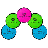 Hyper Pet Flippy Flopper 9in flying disc in action for fetch and training.