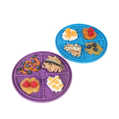 Hyper Pet IQ Treat Mat suction cups secured to tile