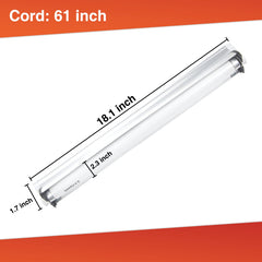 Hypool long-lamp design delivers wide coverage across a large enclosure.