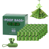 HZDHCLH poop bags 9x13 green-bones for sturdy, easy waste pickup.