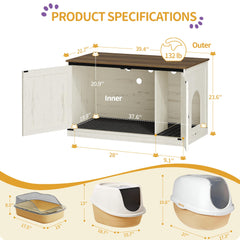 Hzuaneri enclosure with removable dividers showing flexible space.