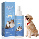iALTERLL Potty Training Spray bottle closeup shows a safe, fragrance-free training aid.