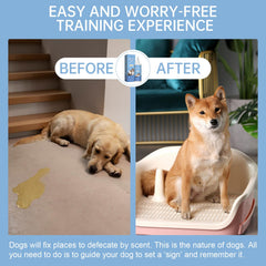 iALTERLL Puppy Potty Training Spray on pad aids quick house training.