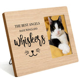 IAXIC Pet Memorial Frame cat portrait ready for wall display and keeps memories.