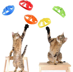IAXSEE cat fetch toy launchers three varied play options