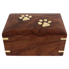 Iblay Rosewood urn showcases hand-carved design for a respectful keepsake.