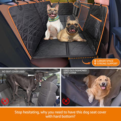iBuddy dog seat cover load-bearing-plates provides sturdy support for large dogs